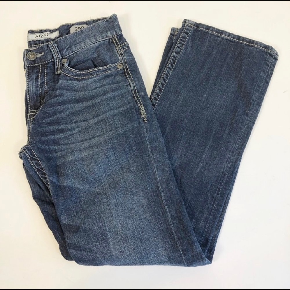 BKE Mens Aiden Slim Fit Boot Cut Stretch Jeans 29